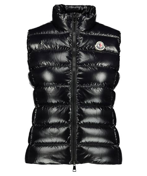 moncler weste damen schwarz